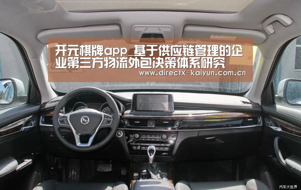 开元棋牌app_基于供应链管理的企业第三方物流外包决策体系研究(图2) 开云APP